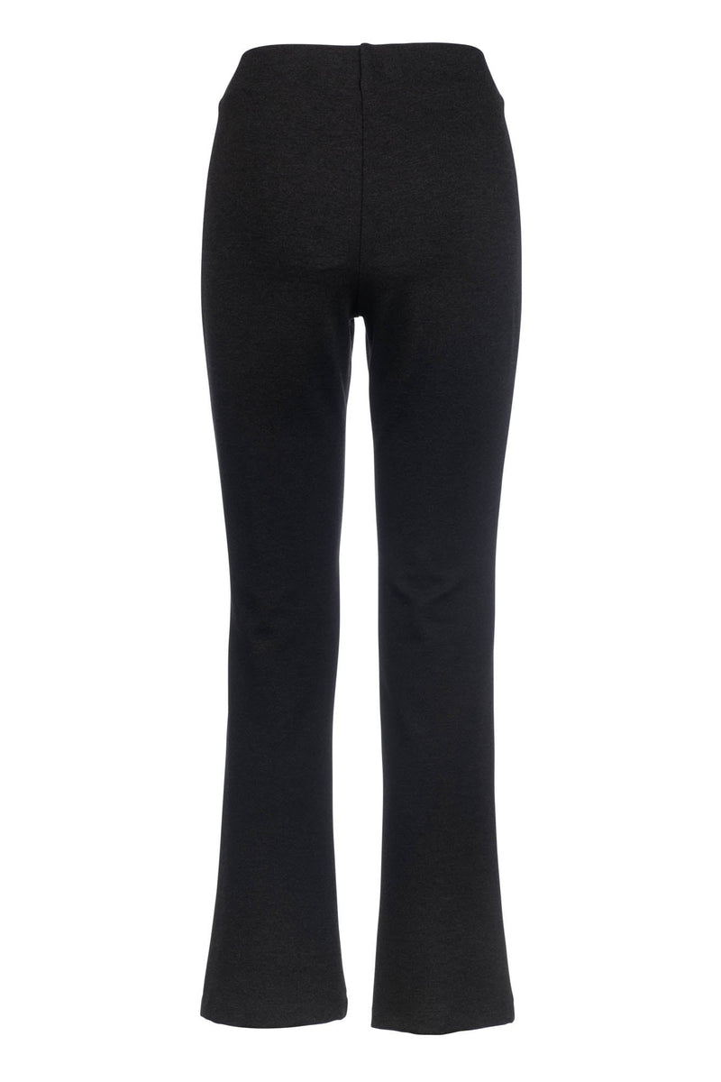 Full Length Flare Pant - Black Ponte