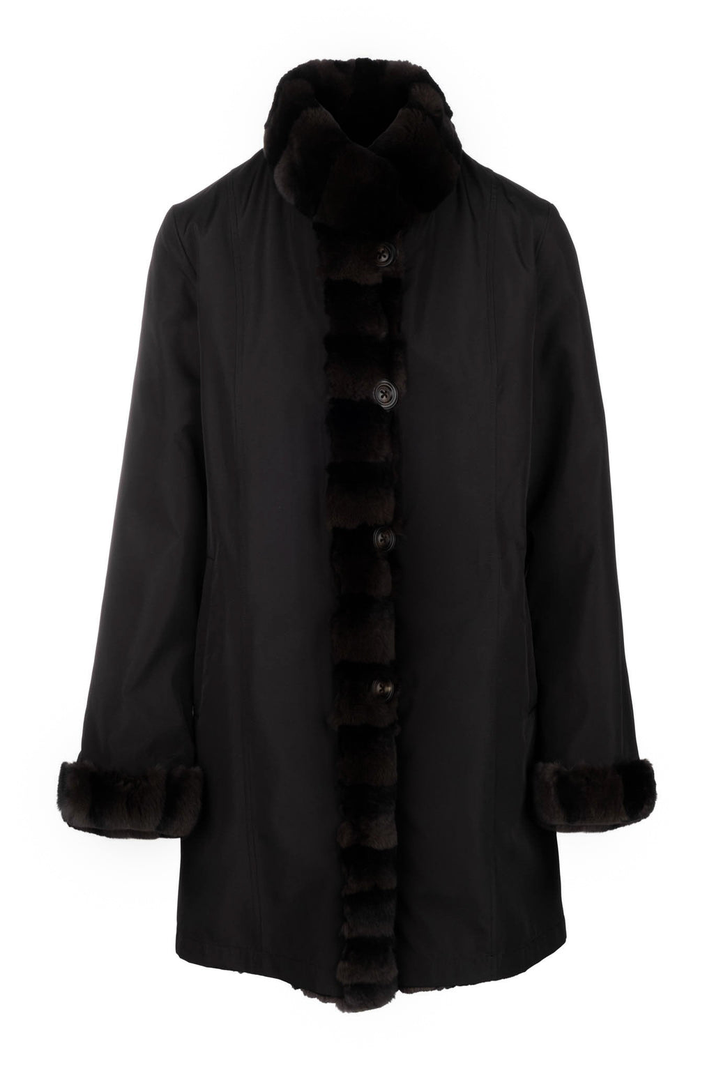 Reversible Raincoat - Black