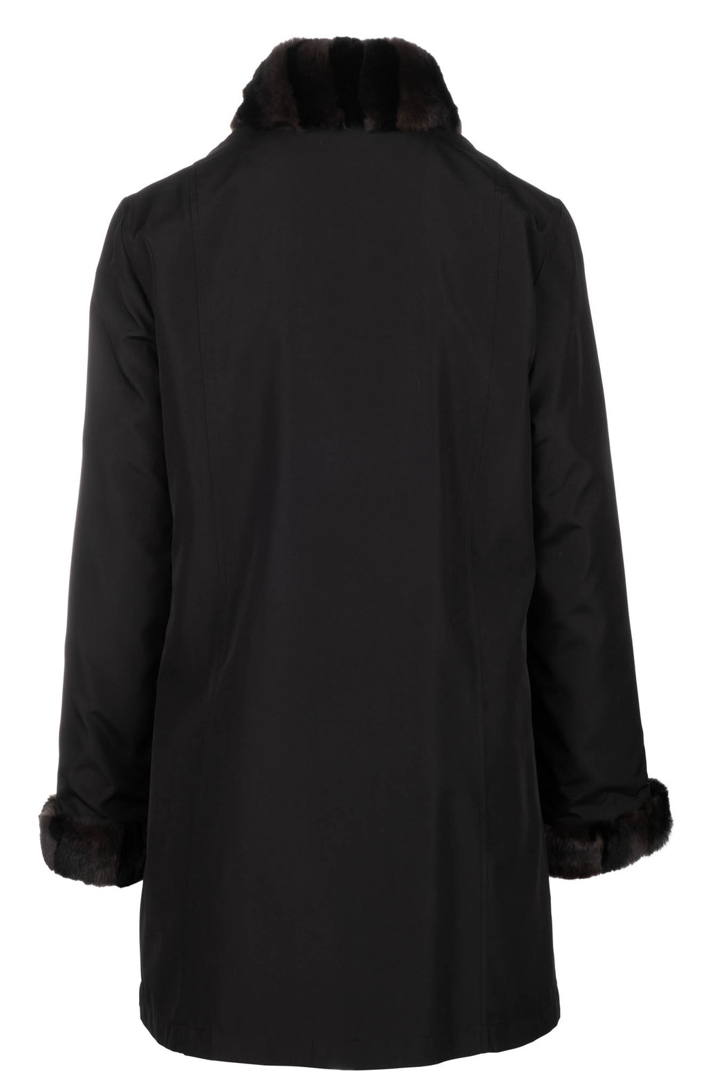 Reversible Raincoat - Brown/Black
