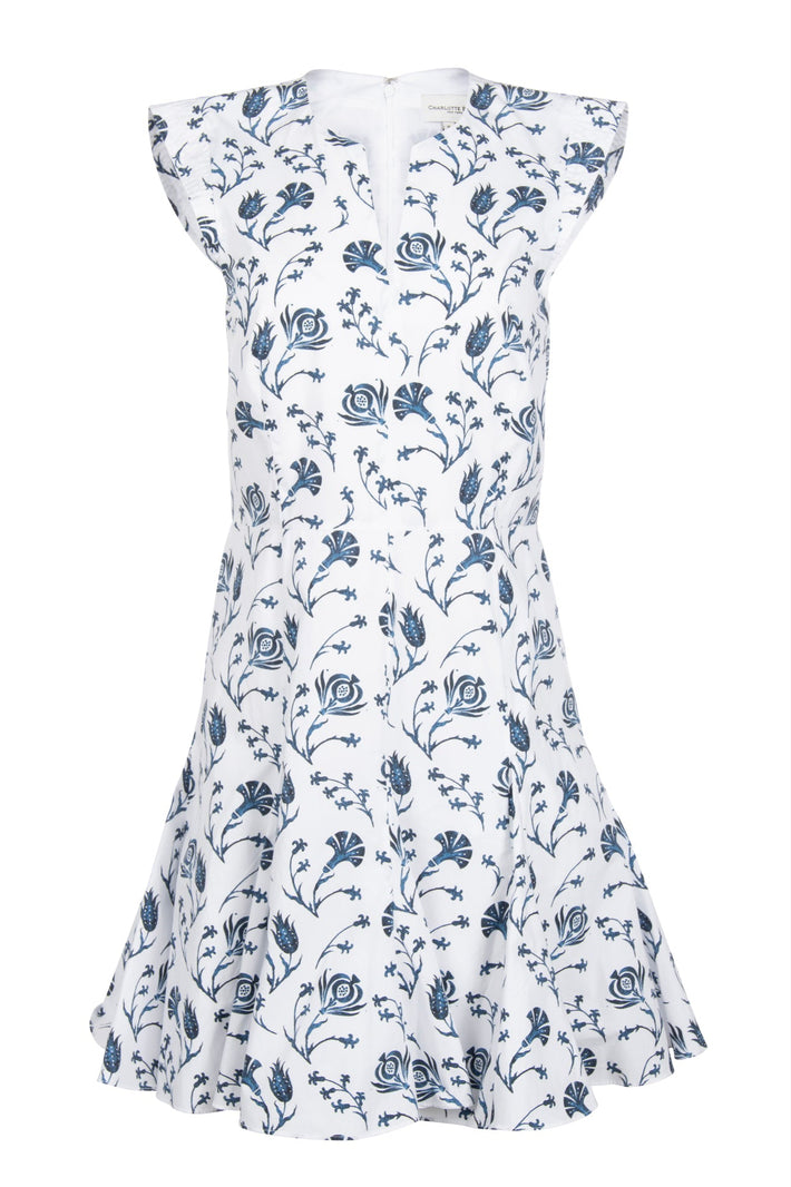 Toledo Dress - Navy Pomegranate