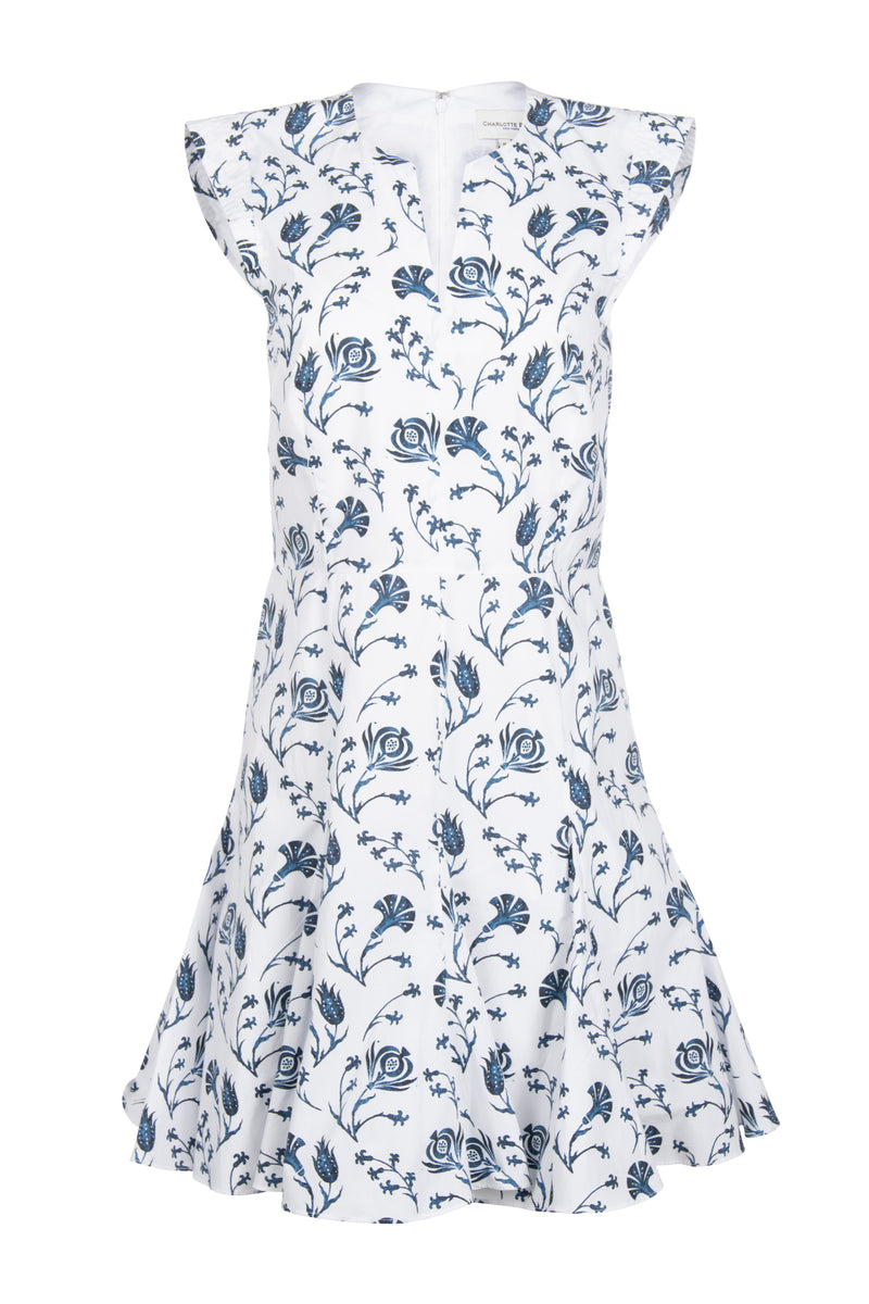 Toledo Dress - Navy Pomegranate
