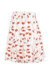 Pansy Skirt - Red Spanish Poppy