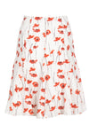 Pansy Skirt - Red Spanish Poppy