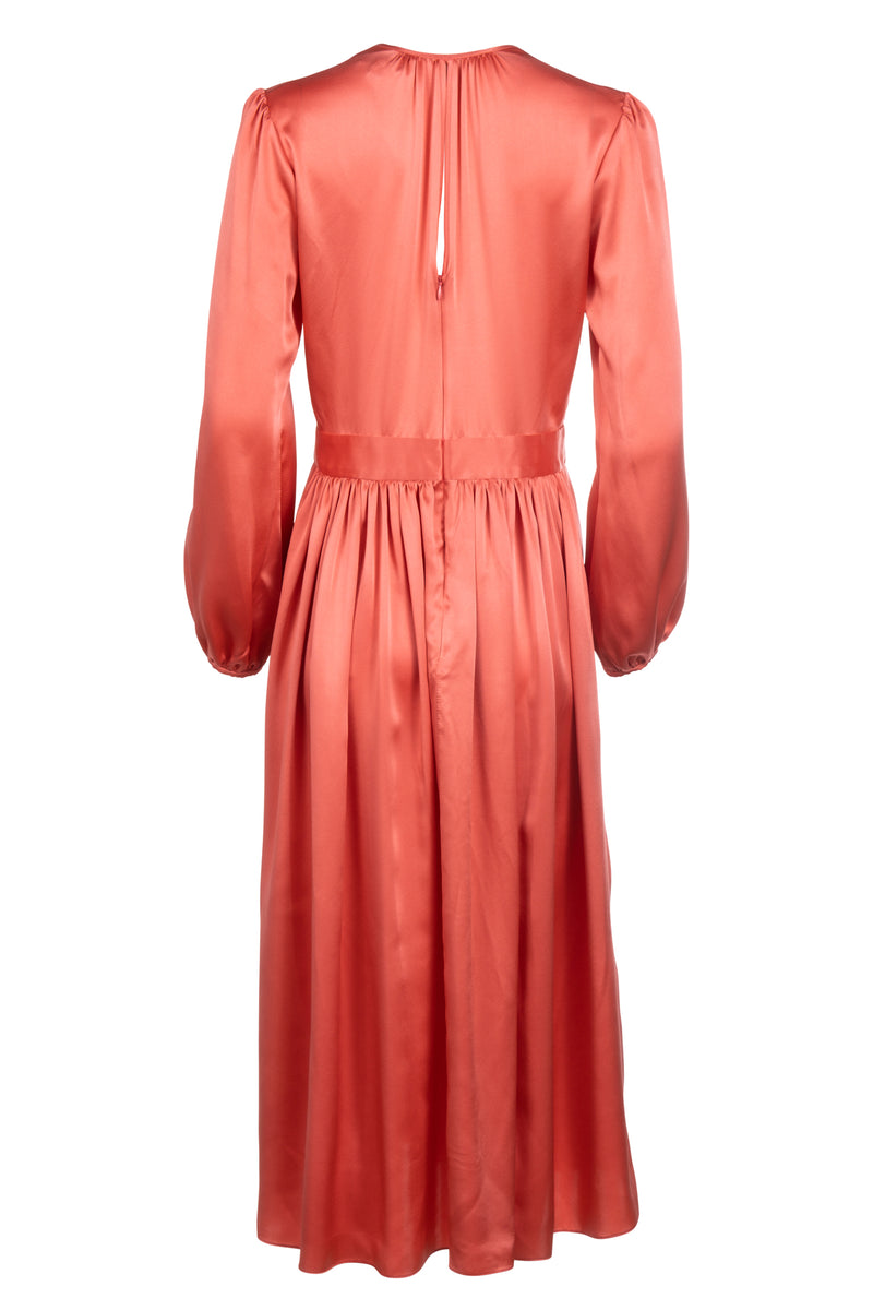 Luna Dress - Coral