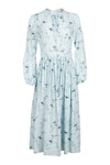 Luna Dress - Blue Flora