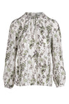Keyhole Blouse - Enchanted Hydrangea