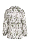 Keyhole Blouse - Enchanted Hydrangea