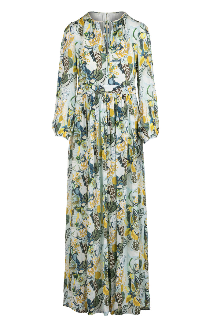 Stella Dress - Sky Groovy Blooms