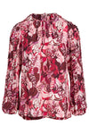 Gardenia Blouse - Burgundy Groovy Blooms