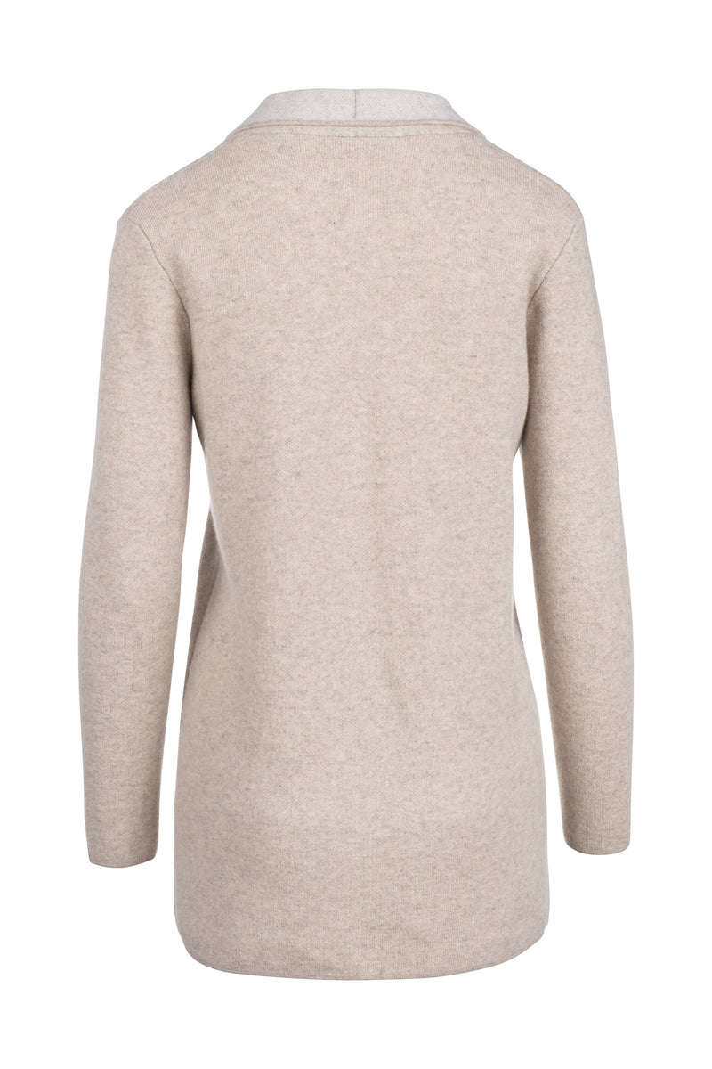 Double Knit Cardigan - Mushroom