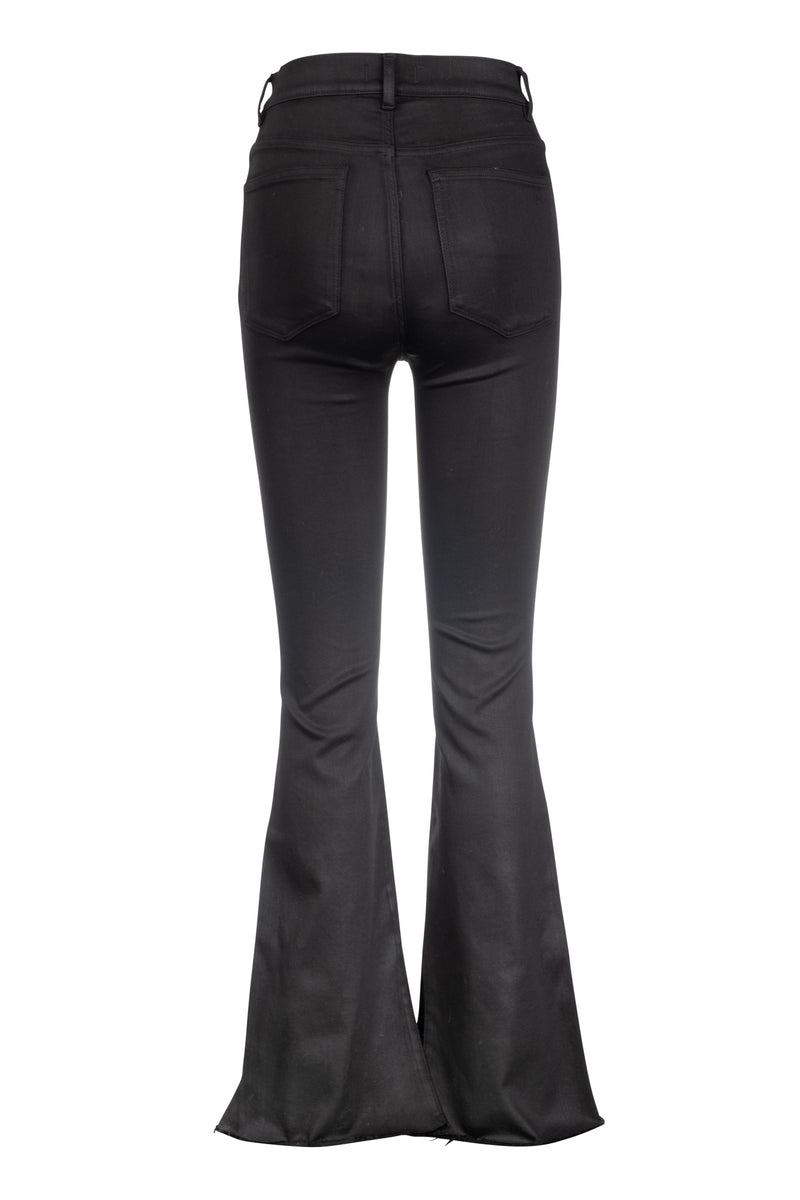 Bridget Boot High Rise Jean - Black Coated