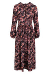 Luna Dress- Rose Bursting Blooms