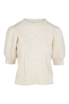 Cable Cleo Sweater - Ivory