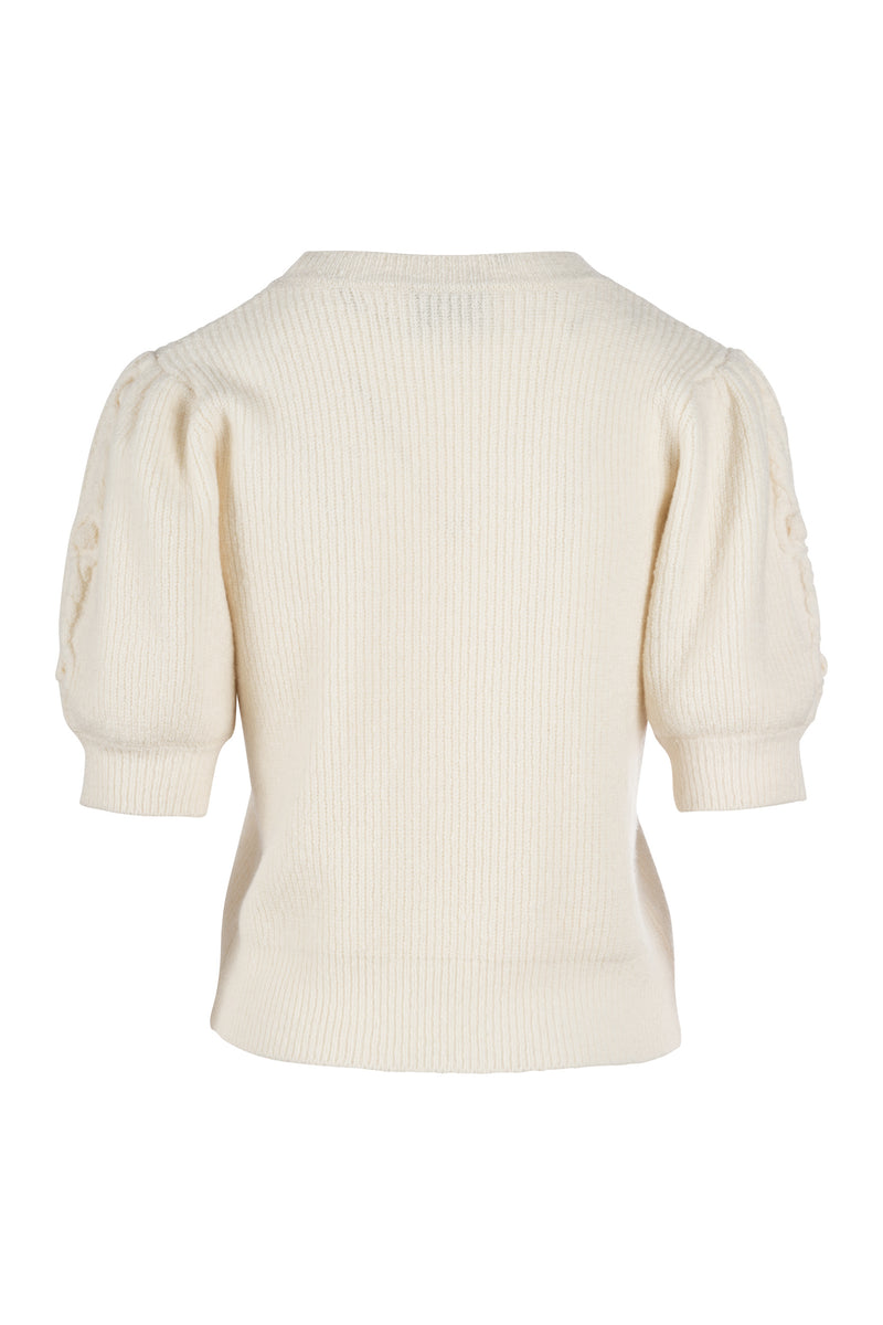 Cable Cleo Sweater - Ivory