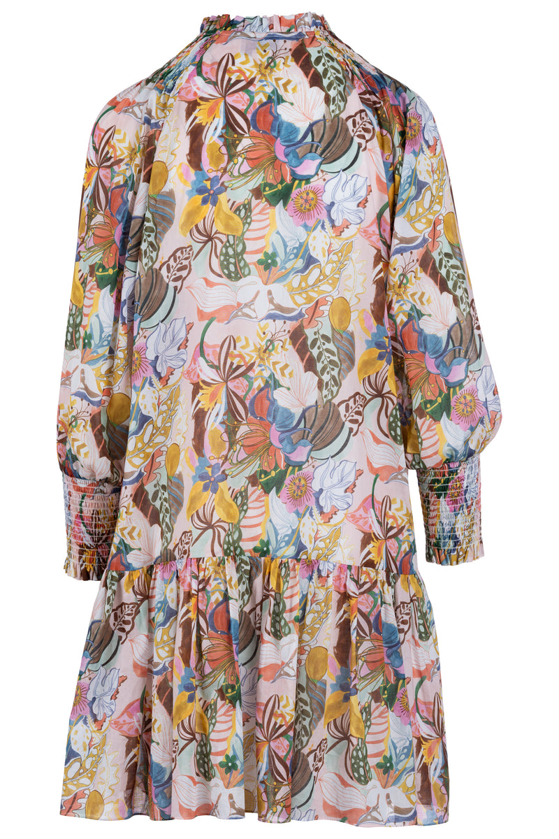 Blye Dress - Rainbow Groovy Blooms