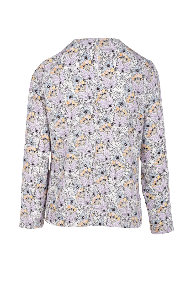 Ginger Blouse - Lilac Paisley