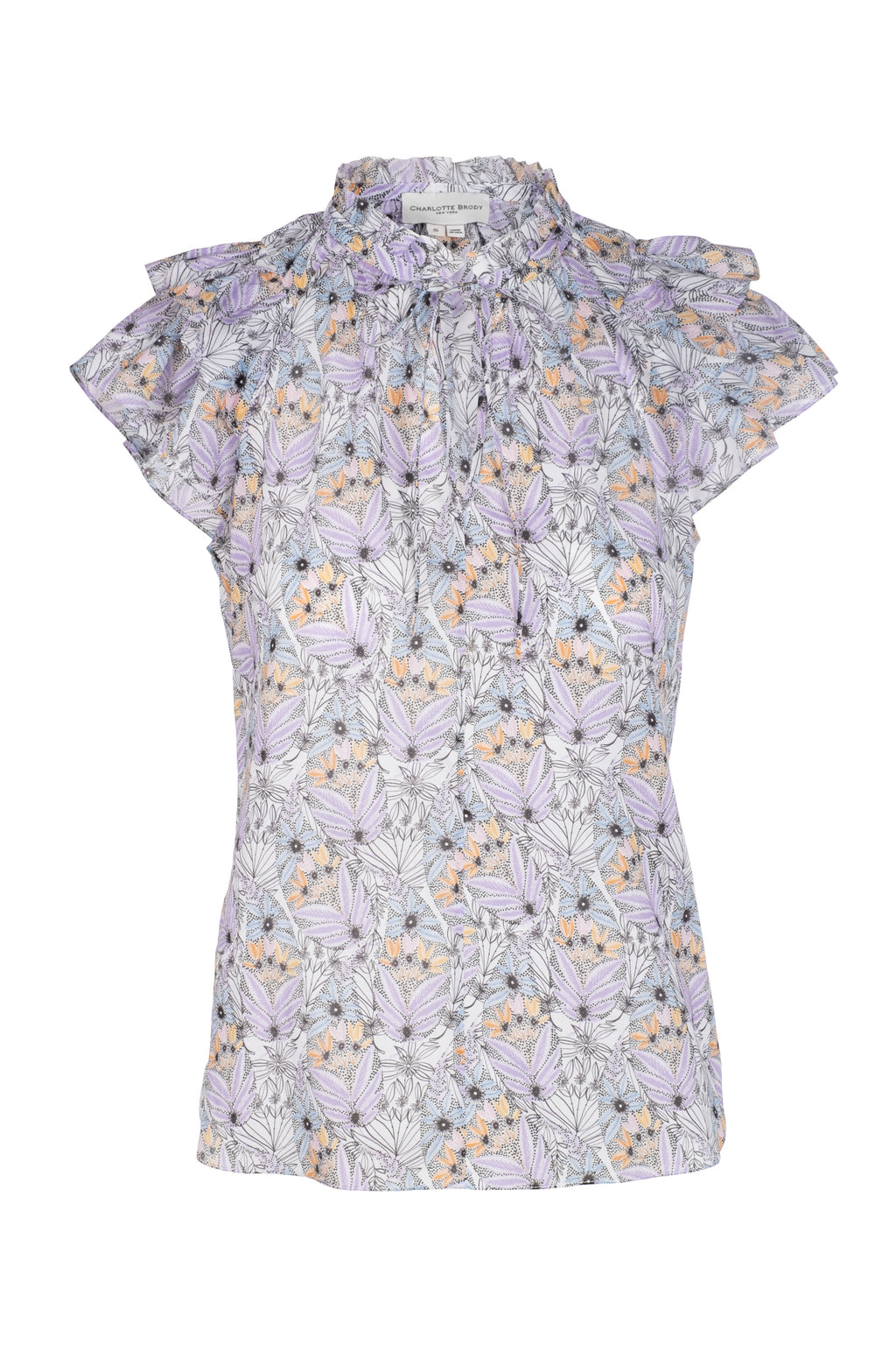 Butterfly Blouse - Lilac Paisley