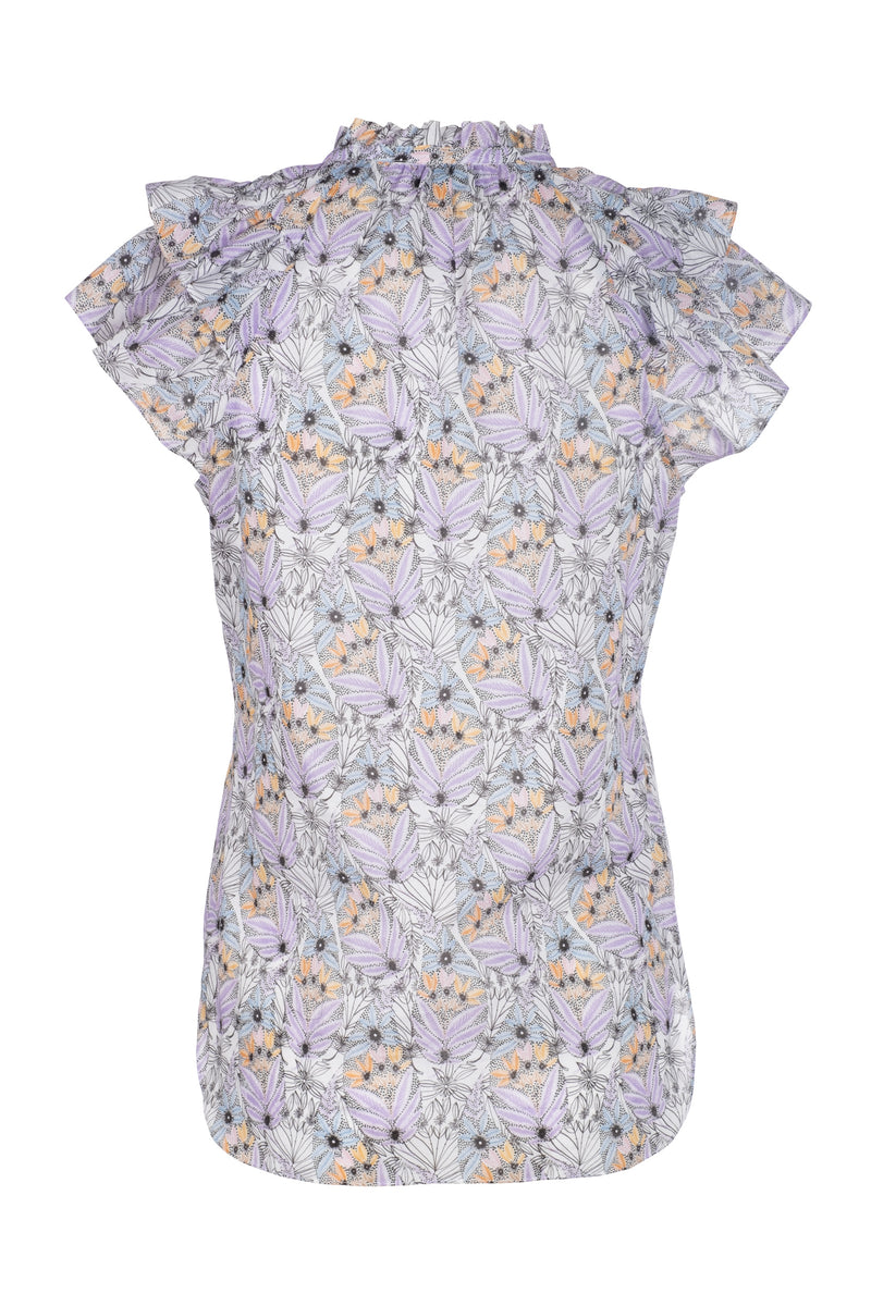 Butterfly Blouse - Lilac Paisley