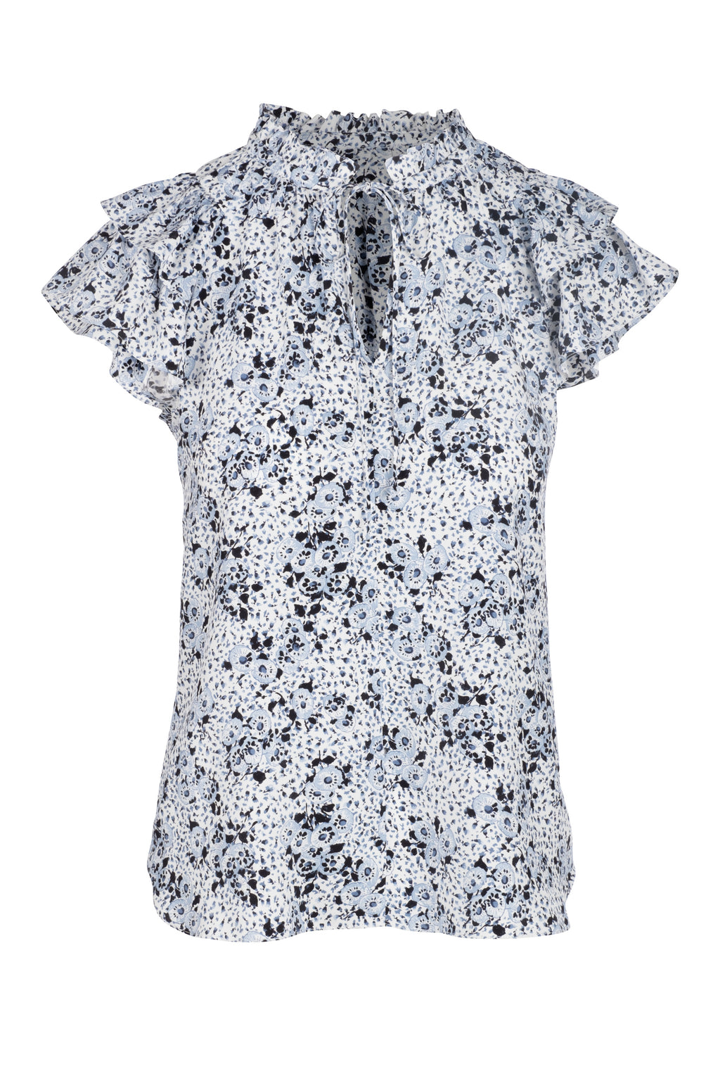 Butterfly Blouse - Blue Water Lily