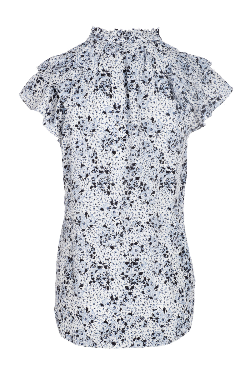 Butterfly Blouse - Blue Water Lily
