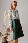 Keyhole Blouse - Enchanted Hydrangea