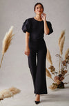 Peony Tee - Black