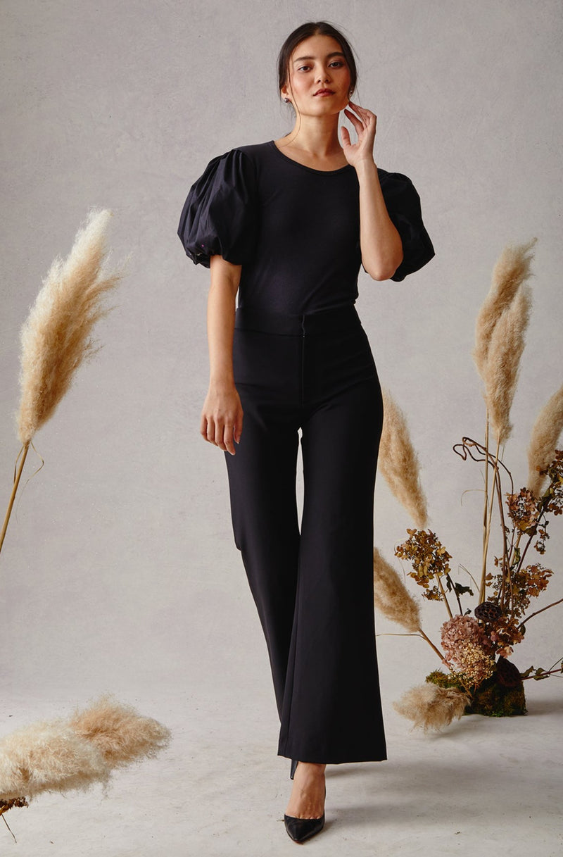 Peony Tee - Black