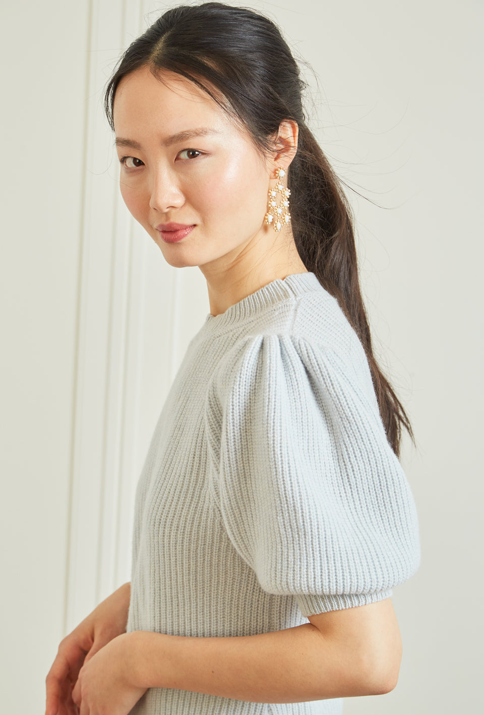 Cleo Pullover - Sky Blue