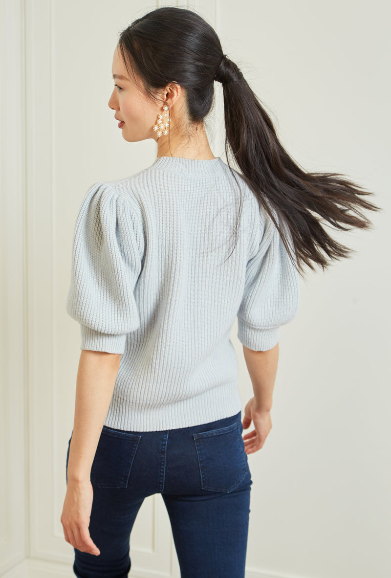 Cleo Pullover - Sky Blue