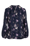 Keyhole Blouse - Lilac Thistle