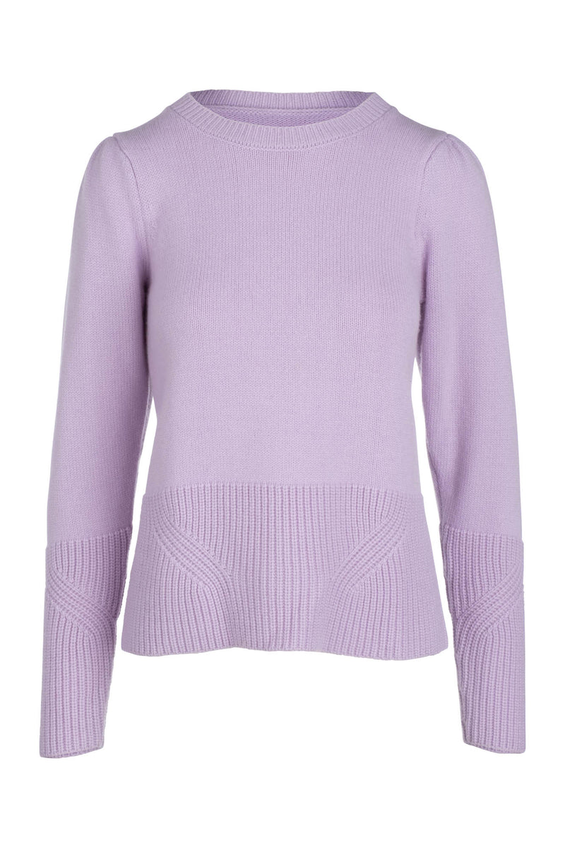 Long Sleeve Cleo Sweater - Lilac