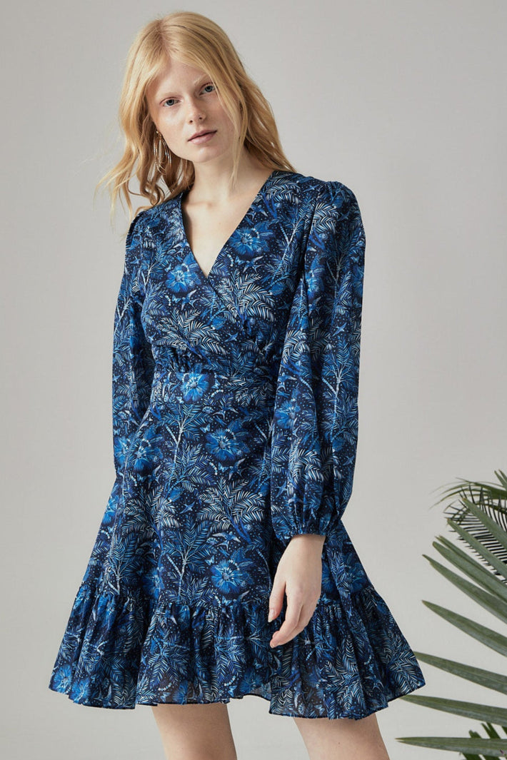 Celeste Dress - Navy Desert Oasis