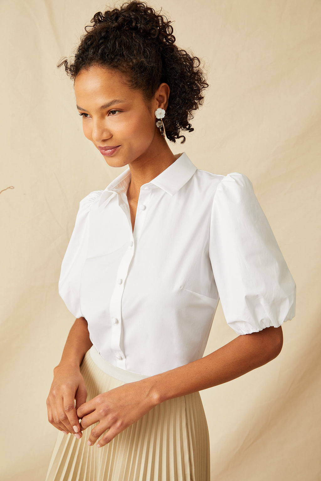 Poppy Blouse - White