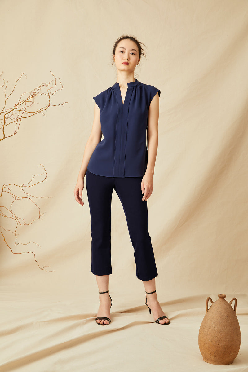 Kick Flare Pant - Navy