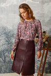 Linden Skirt - Maroon