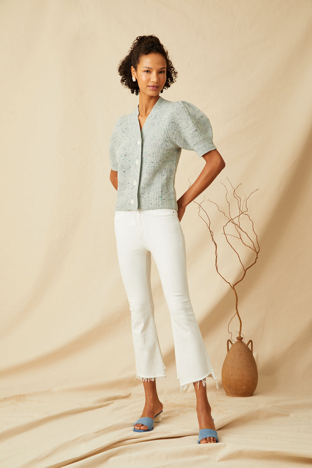 Bridget Boot Crop Jean - Milk