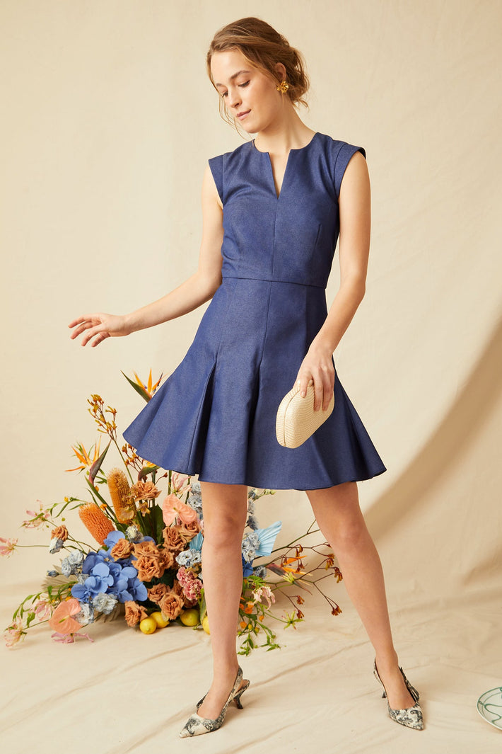 Toledo Dress - Indigo Denim