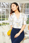 Prairie Blouse - Sunflower Print