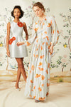 Stella Dress - Tangerine Spanish Poppy