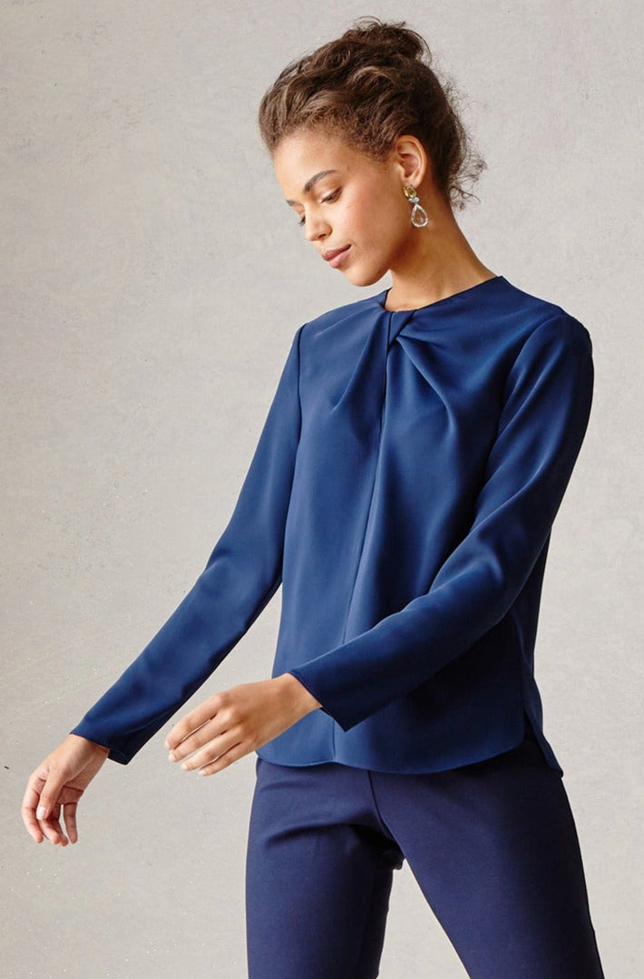 Ginger Blouse - Navy