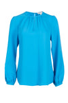 Keyhole Blouse - Azul