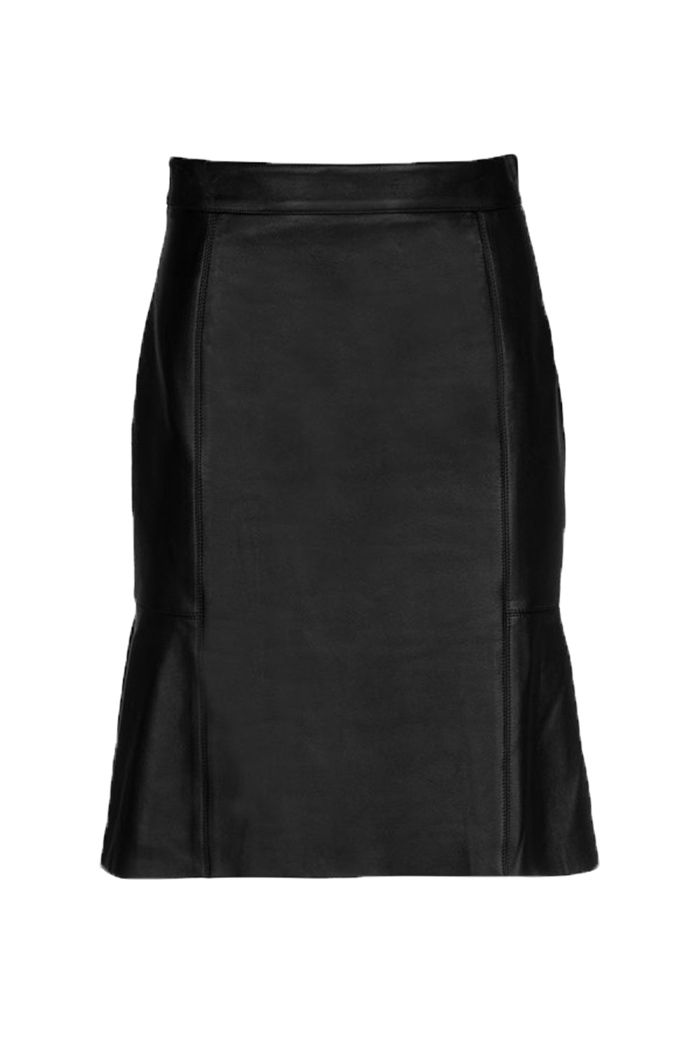 Leather Skirt - Black