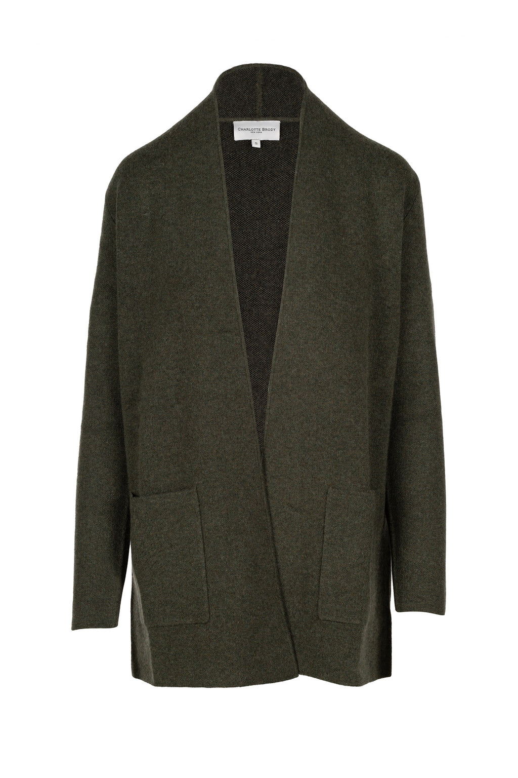 Double Knit Cardigan - Olive