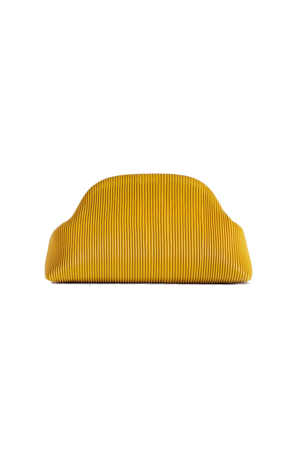 Nugget Clutch - Yellow Leather