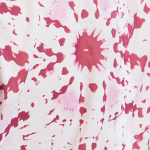 Acapulco Blouse - Pink Tie Dye Silk Cotton